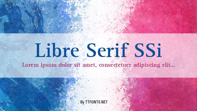 Libre Serif SSi example